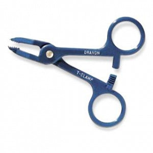 Dravon True Blue T-Clamp - Towel Clamp, Nylon, Sterile - T-200