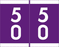 Color: Purple 1 1/2" X 1 1/5" 500/Roll