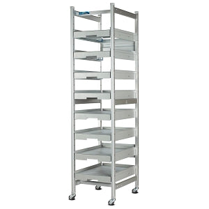 Distribution Systems Intnl Modu-Max CTS Modular Shelving Units - Modu-Max CTS 8-Shelf Open Rack Shelving Unit, Single-Wide Starter - D1-MM-KITCTS/ST/8-TELE