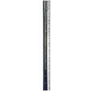 Distribution Systems Chrome Shelving Posts - Chrome Shelving Post, 54" - T6-P54CH