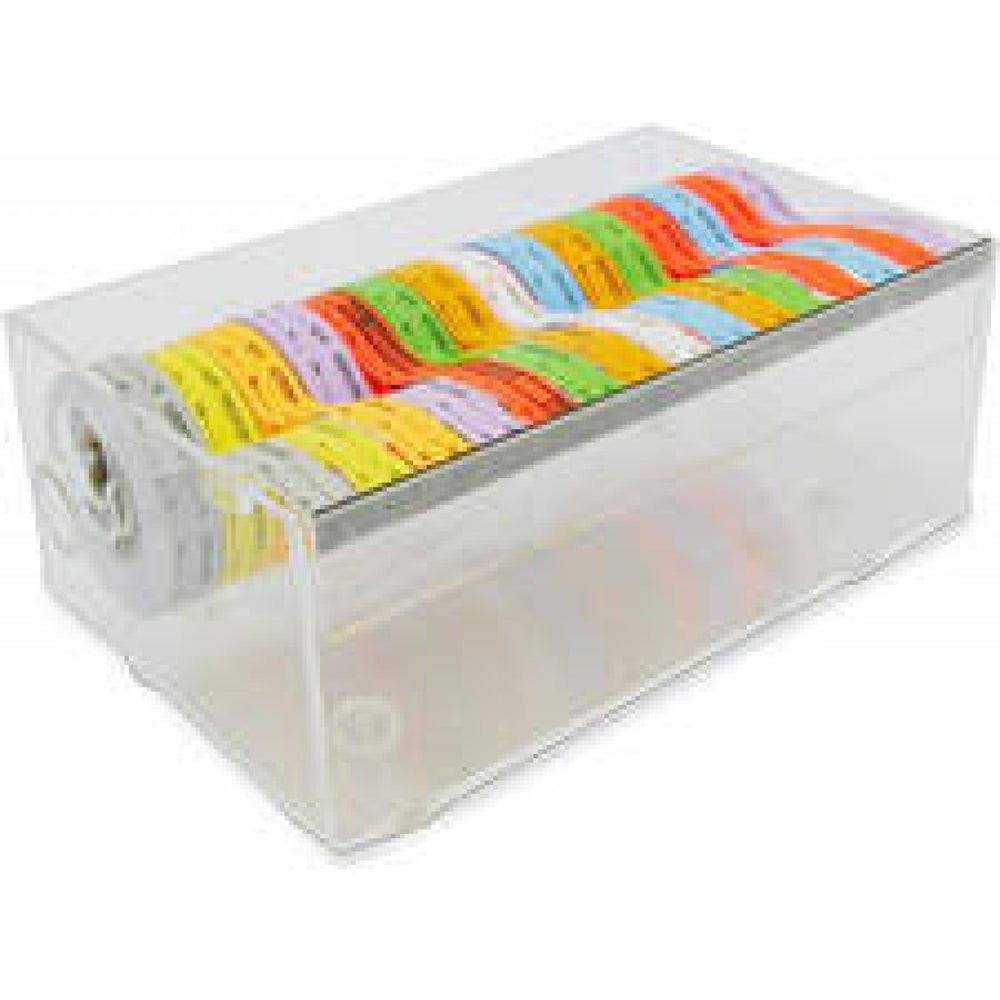 Dispenser Holds Up To 15 Rolls Of 1/2 Wide Tape Plastic 8-3/8 X 5 X 3-1/8 Clear 1 Per Each