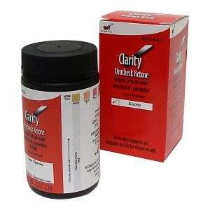 Clarity Diagnostics Clarity Urocheck Urine Strips - Clarity Urinalysis Strip, Ketone - DTG-KET