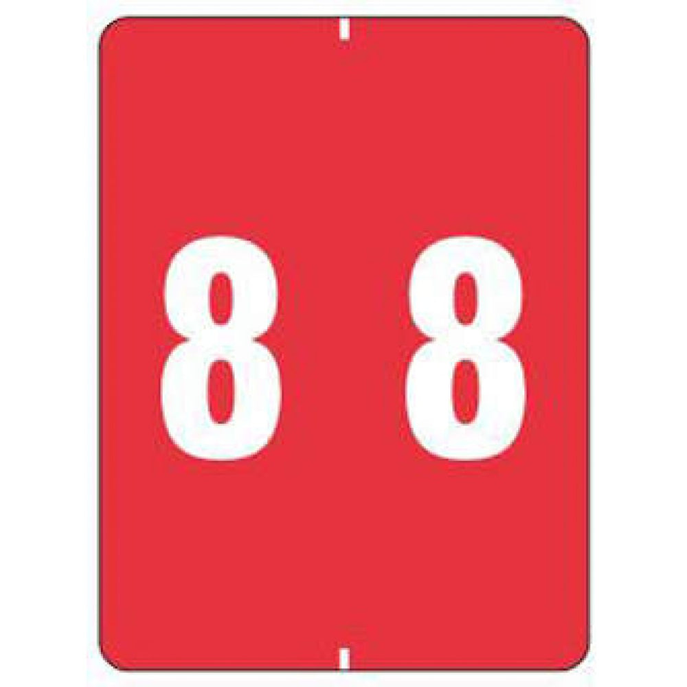 Color: Red Dimensions: 1 1/2" X 2" 500/Roll