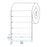 Centurion Centurion Quattro Syringe Spec Labels - McKesson / Cerner Notch Label, 3-1/2" x 1" - DTY315PH