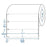 Centurion Centurion Quattro Syringe Spec Labels - Label, Perforated with Notch, 4" x 1", 5, 000/Roll - DTY41PH