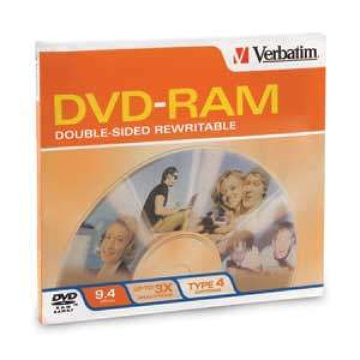 Verbatim Dvd 120 Min 3X Double Side Removable Color: Silver Storage Capacity: 9.4Gb 1 / Each