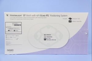 CR Bard Ventralight ST Mesh - Ventralight Mesh, Echo PS Positioning System, Oval, 6" x 10" - 5955610