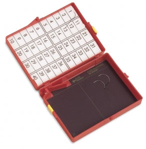 Cardinal Health Devon Foam Block Needle Counters - Devon Foam Needle Counter, Magnet, with Blade Remover, 20 Count/40 Capacity - 31142386