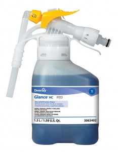 Sealed Air Diversey Glance Liquid Glass and Surface Cleaners - Glance Glass Cleaner, 50.7oz., RTD Bottle - 3063402