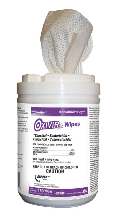 Sealed Air Oxivir TB Disinfectant Wipes - DISPENSER, WIPES, CLEANING, 160 MSPV AC - 4599516