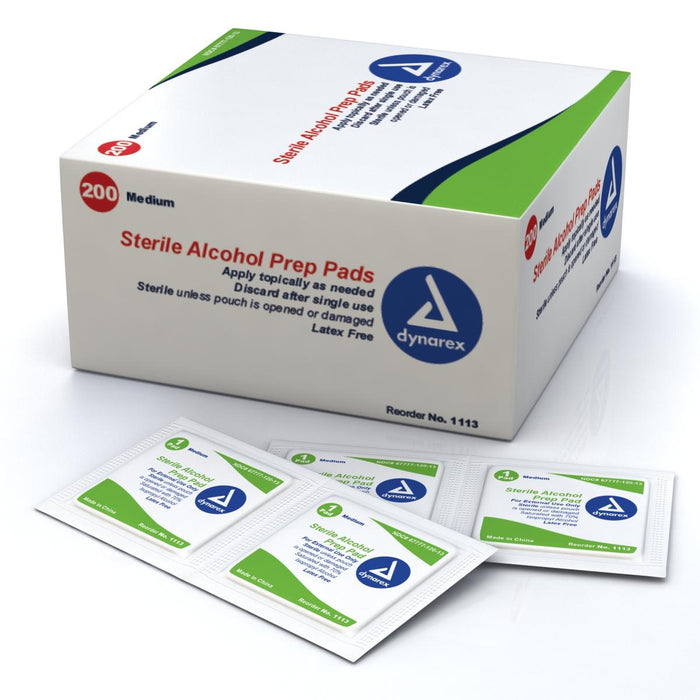 Sterile Alcohol Prep Pads by Dynarex Corporation