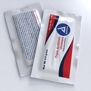 Dynarex Corporation Triple Antibiotic Ointment - Triple Antibiotic Ointment, 0.9 g Foil Pack - 1182