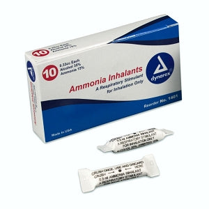 Dynarex Corporation Ammonia Inhalant - Ammonia Inhalant Ampule, 0.33 cc - 1401