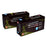 Dynarex Black Arrow Latex Exam Gloves - Powder-Free Latex Exam Gloves, Black, Size S, 100/Box - 2321