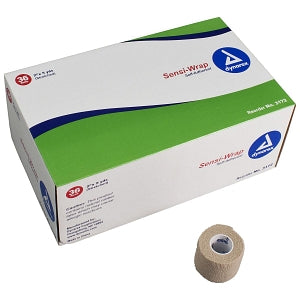 Dynarex Sensi Wrap Self-Adherent Compression Bandage - Sensi Wrap Self-Adherent Compression Bandage, Tan, 2" x 5 yd. - 3172