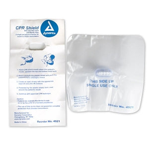 Dynarex Corporation CPR Face Shield - SHIELD, CPR FACE SHIELD, W/1 WAY VALVE - 4921