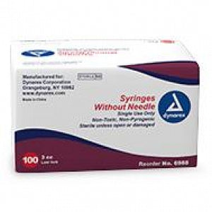 Dynarex Corp Syringes Without Needles - Luer Slip Syringes without Needles, 10 cc - 6990