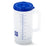Medline Insulated Carafes - Insulated Carafe with Graduations, Clear with Blue Lid, 32 oz. - DYC80540P