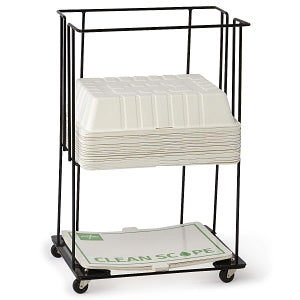 Medline Endoscope Transport Tray Carts - Transport Tray Dispensing Cart, 22" x 18.07" x 31.43" - DYKDISPENSE