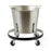 Medline Stainless Steel Buckets - Stainless Steel Kick Bucket with Stand, 13 qt. - 1014-1