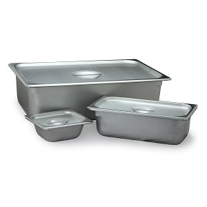 Polarware Company Stainless Steel Tray Covers - Stainless Steel Tray Cover, 6-1/2" x 6-1/2" x 3/4", Compatible with Tray DYND0563Z - 63-2