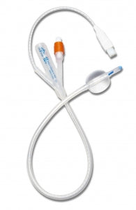 Medline Temperature-Sensing 100% Silicone Foley Catheters - Foley Catheter, Temperature-Sensing, 100% Silicone, 16 Fr, 10 mL, 2-Way - DYND110516