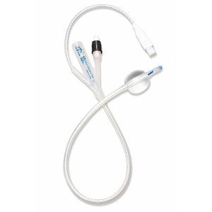 Medline Temperature-Sensing 100% Silicone Foley Catheters - Foley Catheter, Temperature-Sensing, 100% Silicone, 18 Fr, 10 mL, 2-Way - DYND110518