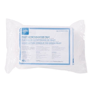 Medline 2-Layer Add-A-Cath Trays with Drain Bag - Two-Layer Add-A-Cath Tray with Antireflux Tower Drain Bag, 10 mL - DYND11090