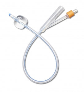 Medline SelectSilicone 100% Silicone Foley Catheters - Foley Catheter, 100% Silicone, 16 Fr, 30 mL, 2-Way - DYND11532