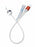 Medline Pediatric 100% Silicone Foley Catheters - 100% Silicone 2-Way Foley Catheter, 8 Fr, 3 mL Size, 5 mL Maximum Inflation - DYND11553