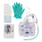 Medline Silvertouch 2-Layer Foley Catheter Trays - Two-Layer Tray with Drain Bag and Silvertouch 100% Silicone Foley Catheter, 18 Fr, 10 mL - DYND140218