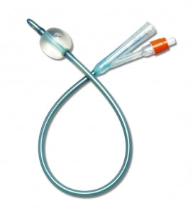 Medline Silvertouch 100% Silicone Foley Catheters - Foley Catheter, Silvertouch, 100% Silicone, 14 Fr, 10 mL, 2-Way - DYND141014