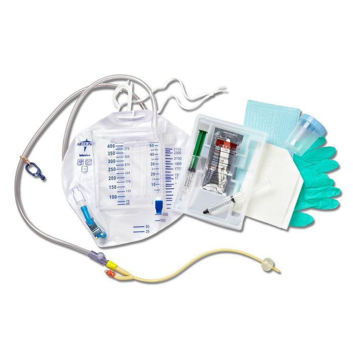 Two Layer Silicone-Elastomer Coated Foley Catheter Trays