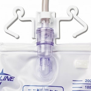 Medline Urinary Drain Bags - Drainage Bag, 2, 000 mL, Anti-Reflux Device with Slide-Tap - DYND15207