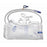 Medline Low-Bed Drain Bag - 1, 200 mL Low-Bed Drain Bags with Anti-Reflux Valve - DYND15215