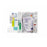 Medline Temperature-Sensing 100% Silicone 1-Layer Foley Catheter Tray - One-Layer Tray with 400 mL Urine Meter with 2, 500 mL Drain Bag and 100% Temperature-Sensing Silicone Foley Catheter, 16 Fr, 10mL - DYND160816T