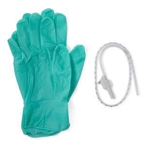 Medline Open Suction Rigid Trays with Catheter and Gloves - Mini Suction Catheter Tray with Pair of Gloves, 12 Fr - DYND40981