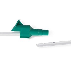 Medline Open Suction Rigid Trays with Catheter and Gloves - Suction Catheter Tray with Pair of Gloves, 14 Fr - DYND40982LG