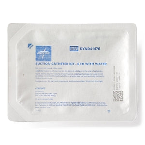 Medline Suction Catheter Wet Kits with Water - Suction Catheter Kit with H2O, DeLee Tip, 6 Fr, 100 mL - DYND41476