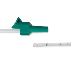 Medline Whistle Open Suction Catheter Kit - Catheter Suction Tray with Latex Glove, 14 Fr - DYND41982
