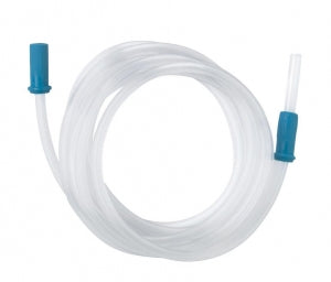 Medline Nonsterile Universal Suction Tubing - Nonsterile Universal Suction Tubing with Scallop Connectors, 1/4" x 10' - DYND50251NS