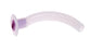 Medline Guedel Airways - 120 mm Disposable Lavender Guedel Airway - DYND60608