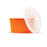 Medline Denture Containers - Denture Container with Lid, Orange - DYND70295