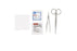 Medline Floor Grade Suture Removal Trays - Suture Removal Tray with Stainless Steel Iris Forceps - DYND70900