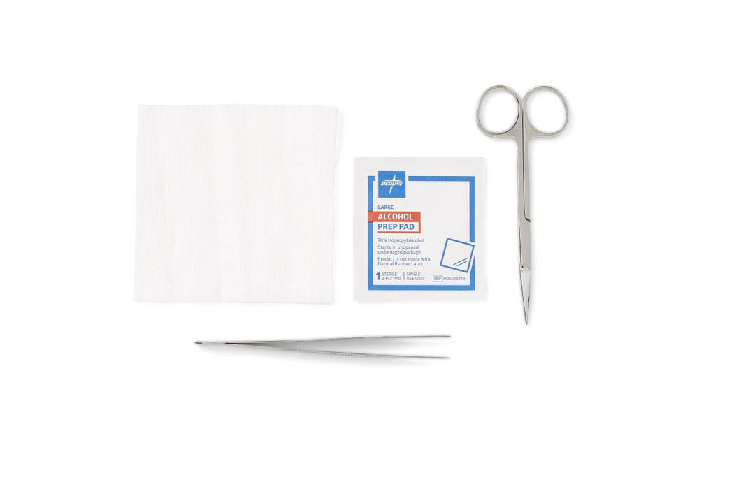 Suture Removal Trays with COMFORT LOOP Scissors