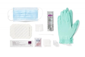 Medline Central Line Dressing Trays with Chlorascrub - Dressing Change Tray with Chlorascrub - DYND75230