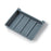 Medline Plastic Soap Dishes - Plastic Soap Dish with Ridges, Graphite, 3.75" x 2.75" x 0.5" - DYND80491