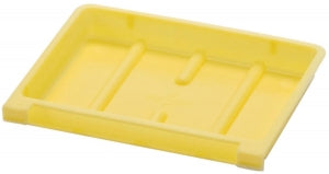 Medline Plastic Soap Dishes - Plastic Soap Dish with Ridges, Gold, 3.75" x 2.75" x 0.5" - DYND80492