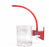 Medline Outer Suction Canister - Outer Canister for Soft Liners with Red Bracket and Vacuum Tubing, 1000 cc - DYNDCLO1000