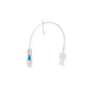 Medline Microbore IV Extension Sets - Microbore IV Extension Set with Bonded Needle-Free Valve, 7", 0.1 mL - DYNDTC5002